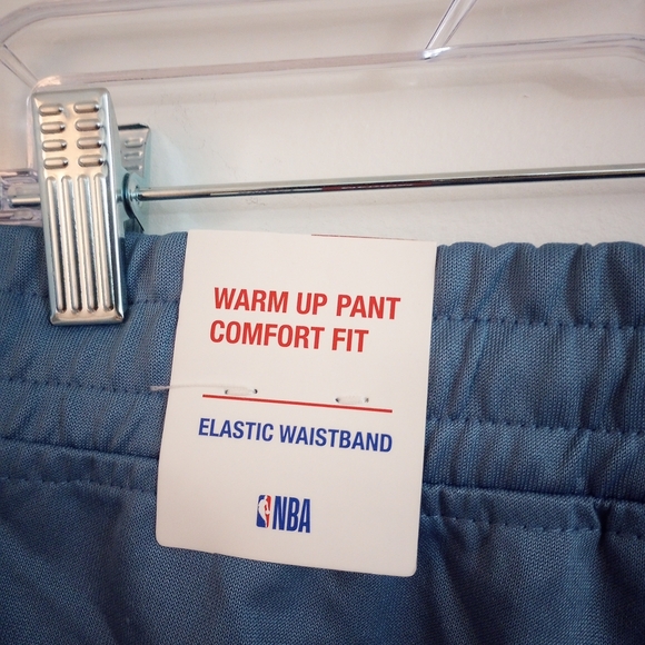 NBA Blue/Gray Athletic Pants with Logo Size M - Picture 12 of 12